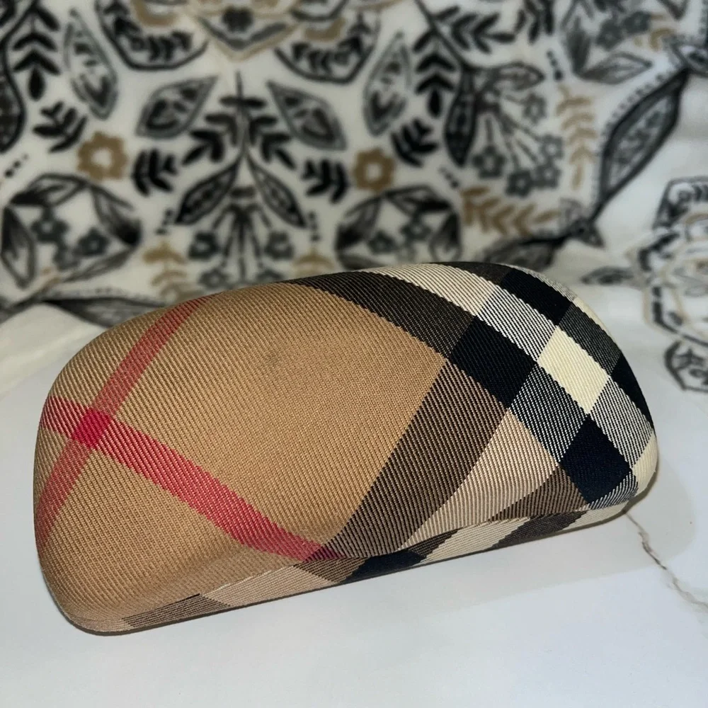 Burberry Tartan Canvas Sunglasses Hardshell Case Burberrry Plaid Case Only